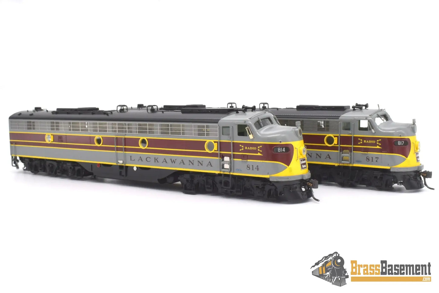Ho Brass - Cil 2443.1 Dl&W Lackawanna E8 Aa Set As Delivered ‘Phoebe Snow’ Diesel