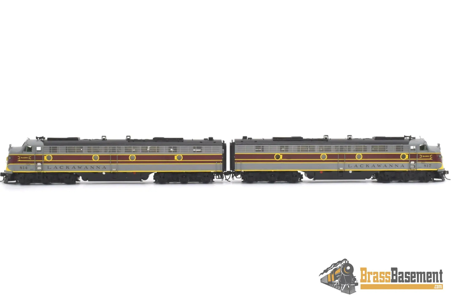 Ho Brass - Cil 2443.1 Dl&W Lackawanna E8 Aa Set As Delivered ‘Phoebe Snow’ Diesel