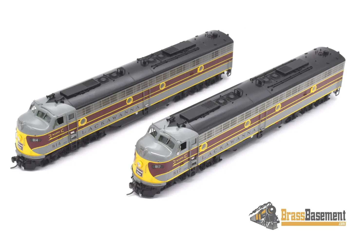 Ho Brass - Cil 2443.1 Dl&W Lackawanna E8 Aa Set As Delivered ‘Phoebe Snow’ Diesel