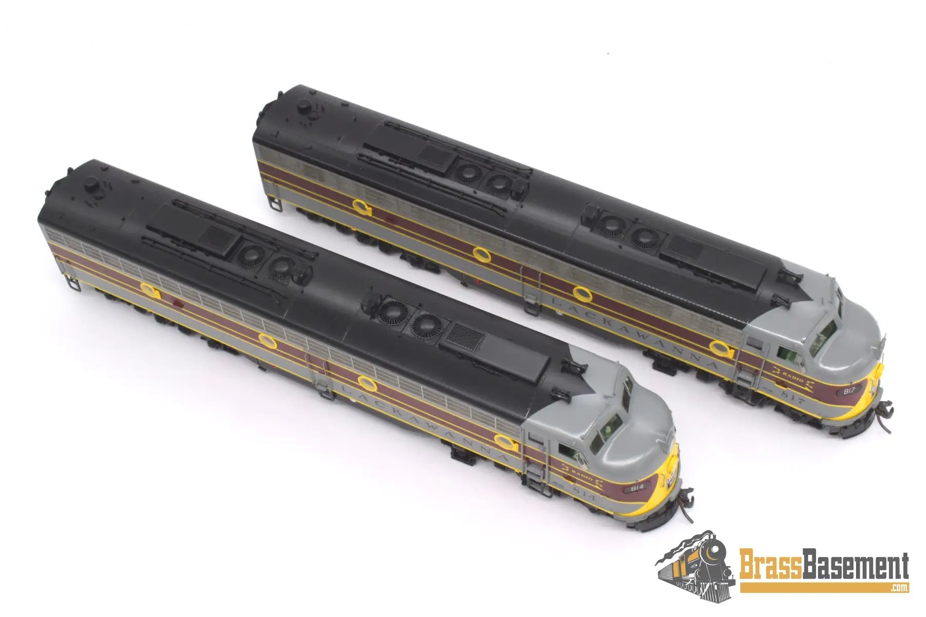 Ho Brass - Cil 2443.1 Dl&W Lackawanna E8 Aa Set As Delivered ‘Phoebe Snow’ Diesel