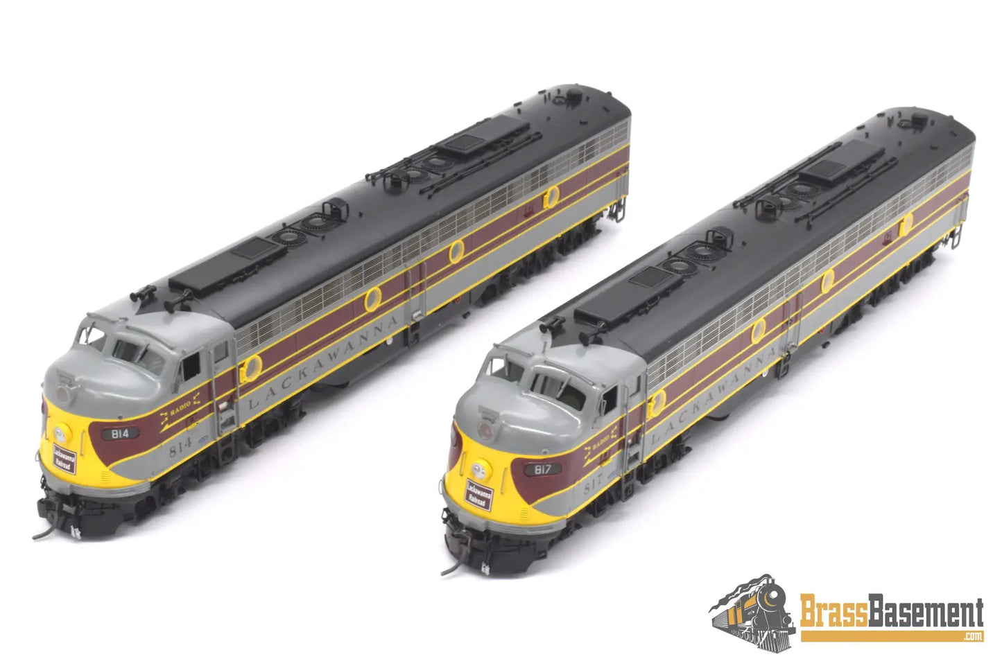 Ho Brass - Cil 2443.1 Dl&W Lackawanna E8 Aa Set As Delivered ‘Phoebe Snow’ Diesel