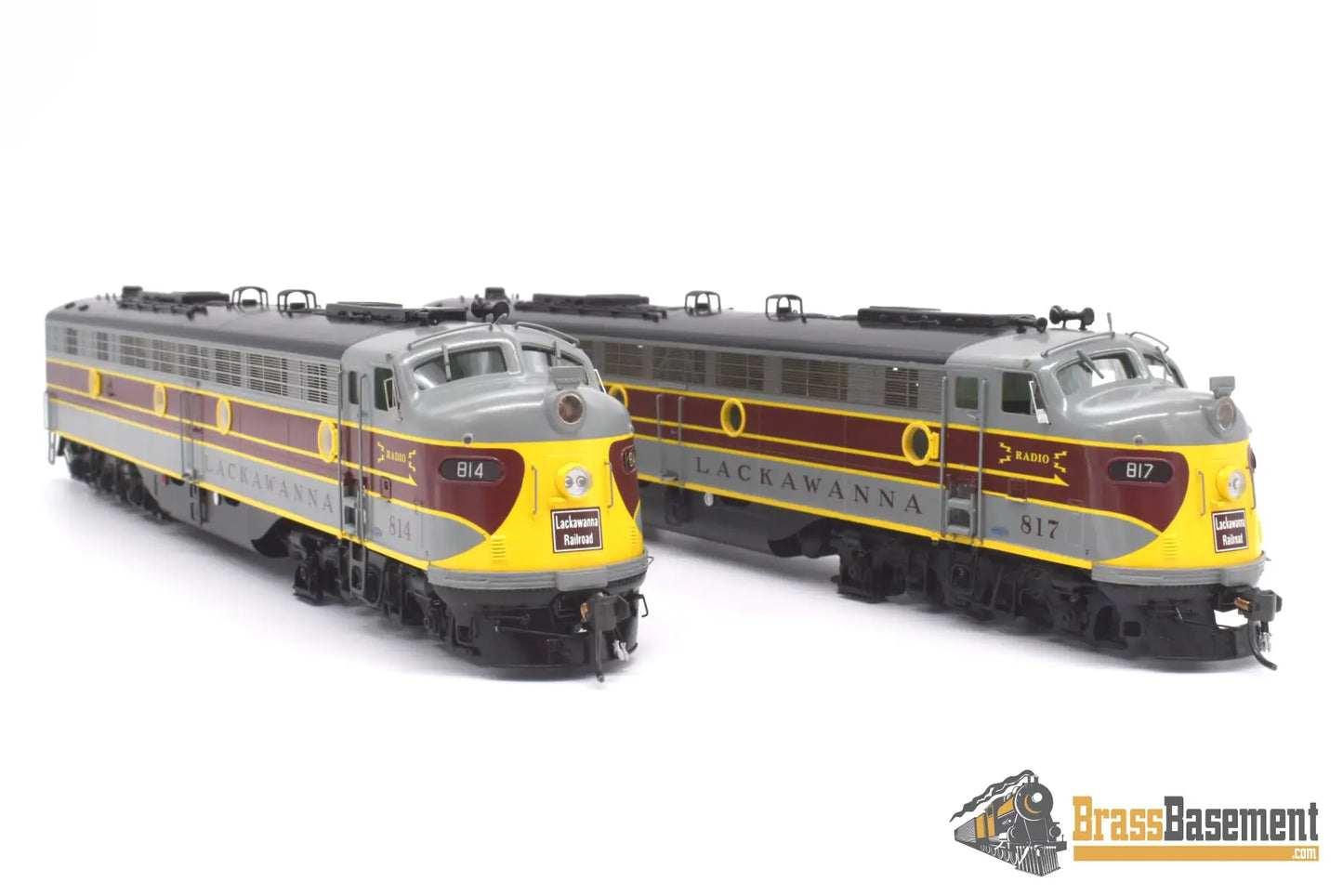 Ho Brass - Cil 2443.1 Dl&W Lackawanna E8 Aa Set As Delivered ‘Phoebe Snow’ Diesel