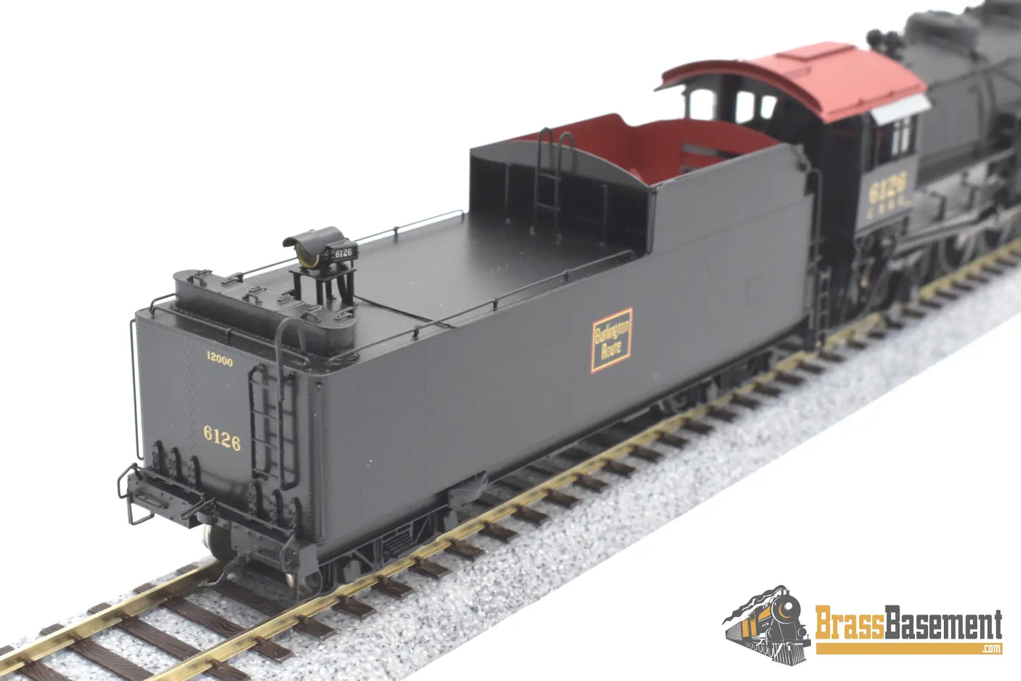 Ho Brass - Cil 2501.1 Cb&Q Burlington M2A #6126 2 - 10 - 2 W/ Elesco Fwh F/P Steam