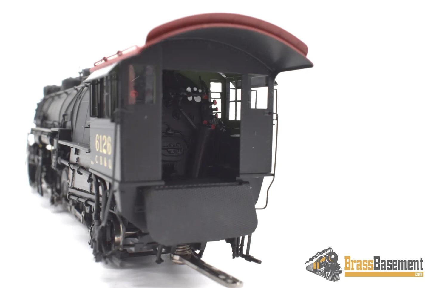 Ho Brass - Cil 2501.1 Cb&Q Burlington M2A #6126 2 - 10 - 2 W/ Elesco Fwh F/P Steam