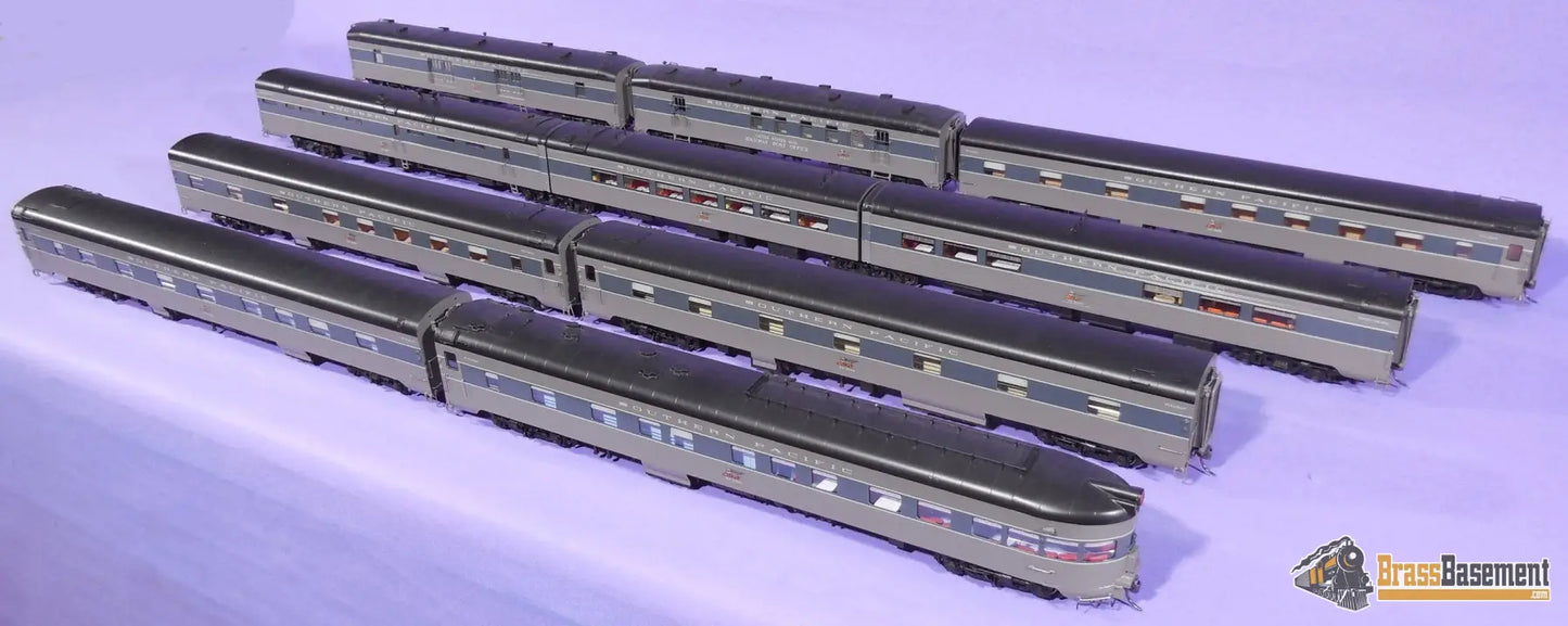 HO Brass - Coach Yard 0970 The 1956 ’Lark’ Train - Two-Tone Paint! 10 Car Set - Mint Passenger