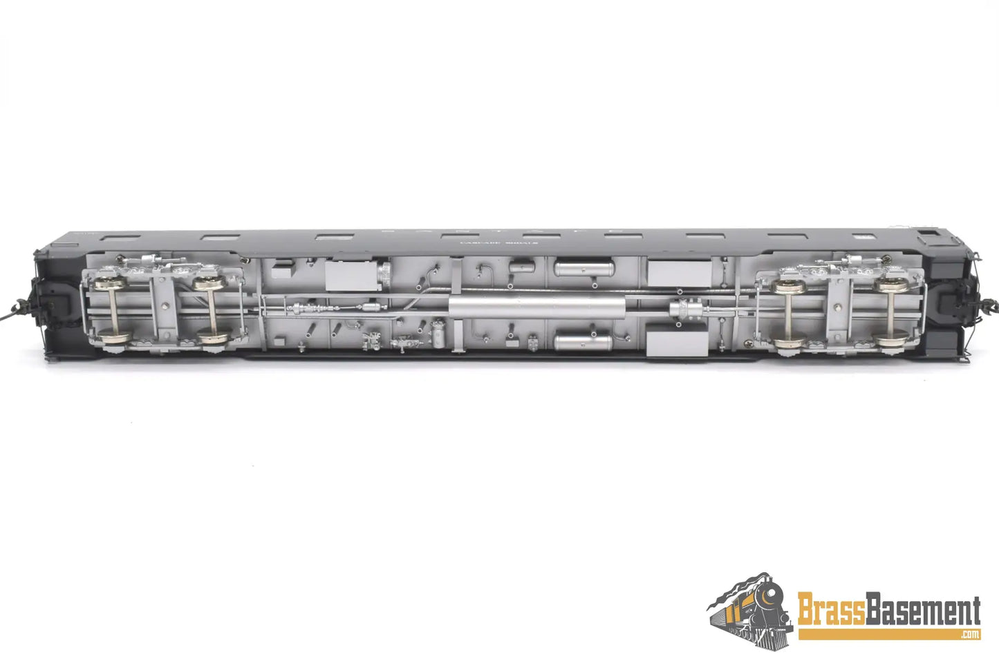 Ho Brass - Coach Yard 1161.2 Atsf Santa Fe ‘Cascade Shoals’ Pullman 10 - 5 4072B Gray W/ Silver