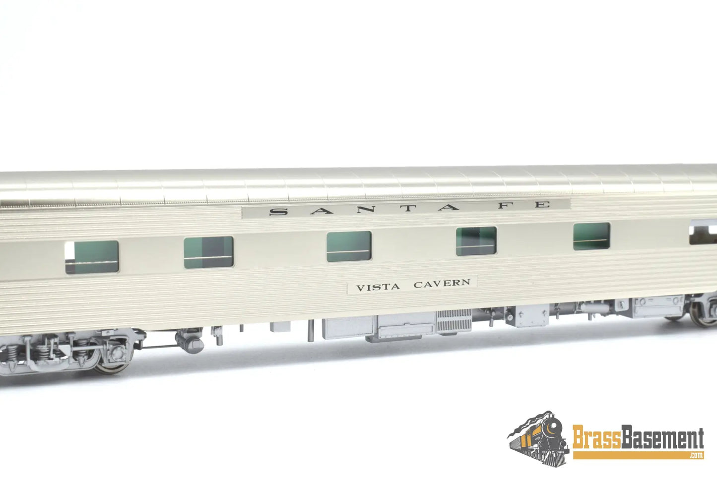 Ho Brass - Coach Yard 1228.2 Atsf Santa Fe ‘Vista Cavern’ 4 - 1 Lounge Rebuilt 1960 For