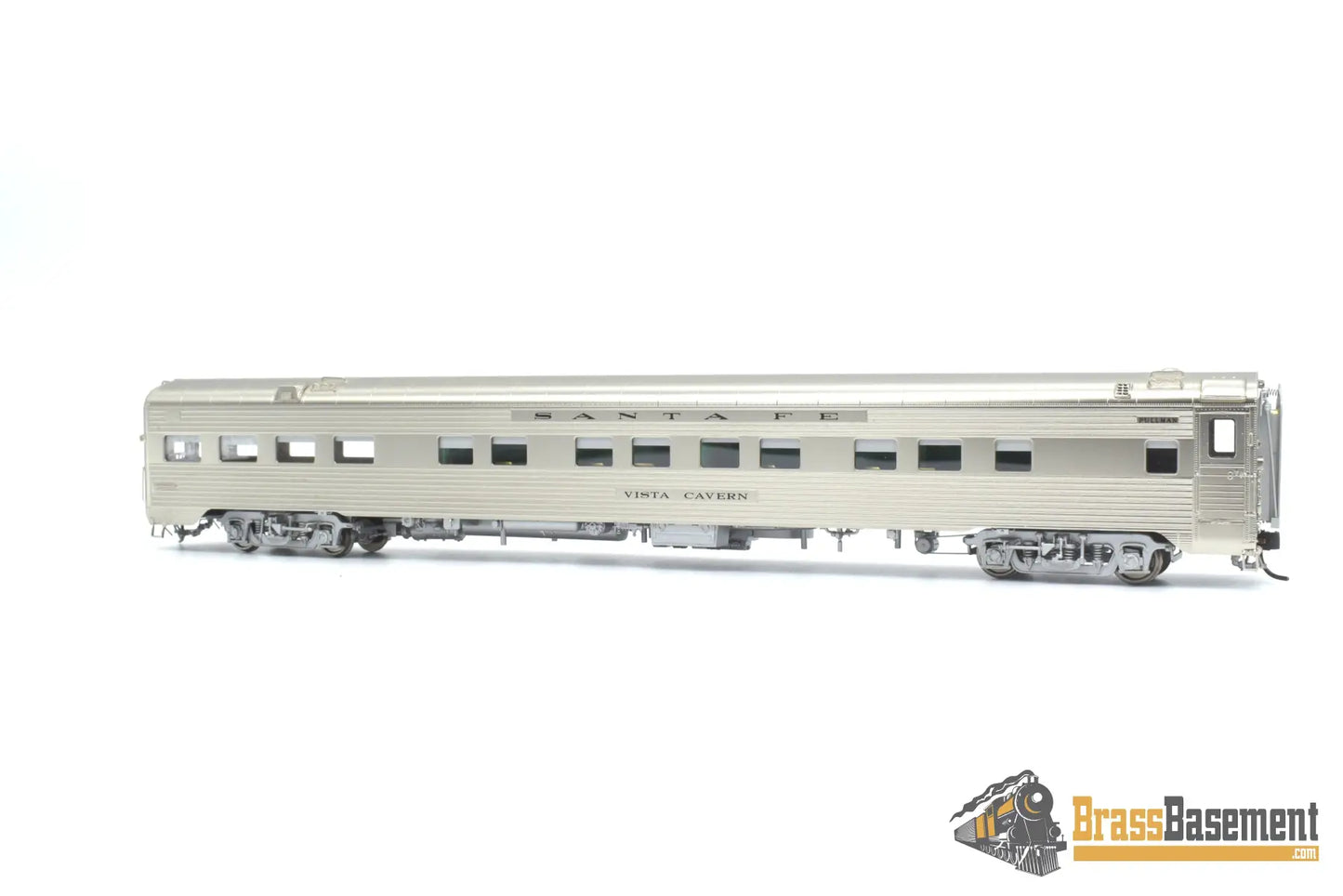 Ho Brass - Coach Yard 1228.2 Atsf Santa Fe ‘Vista Cavern’ 4 - 1 Lounge Rebuilt 1960 For