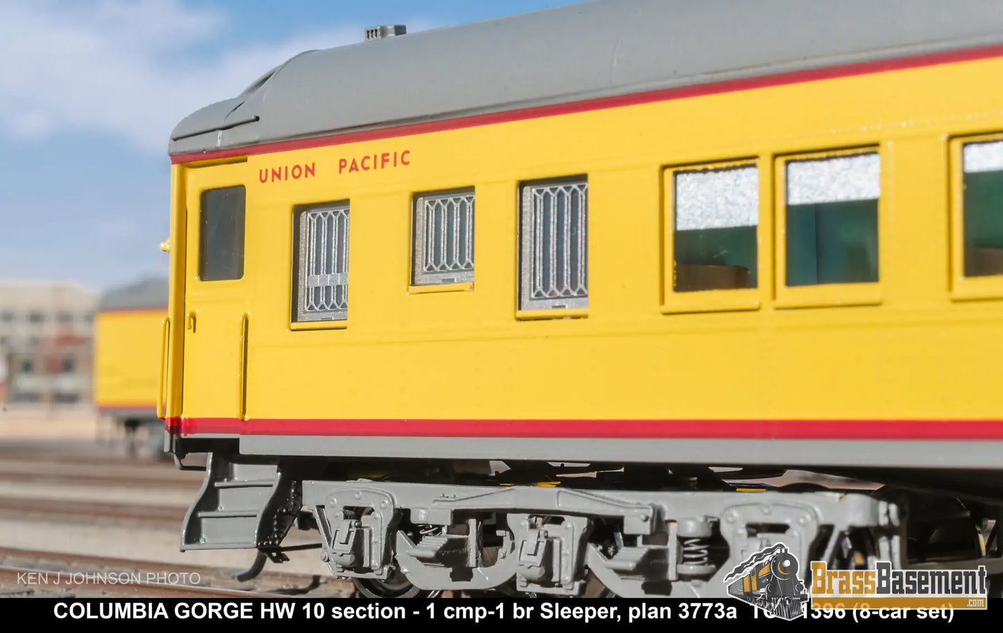 HO Brass - Coach Yard 1396 The Union Pacific ’Portland Rose’ Train - Overland Paint! 8 Cars Brand NEW Passenger