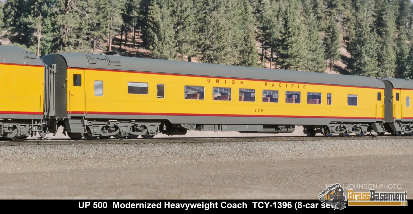 HO Brass - Coach Yard 1396 The Union Pacific ’Portland Rose’ Train - Overland Paint! 8 Cars Brand NEW Passenger