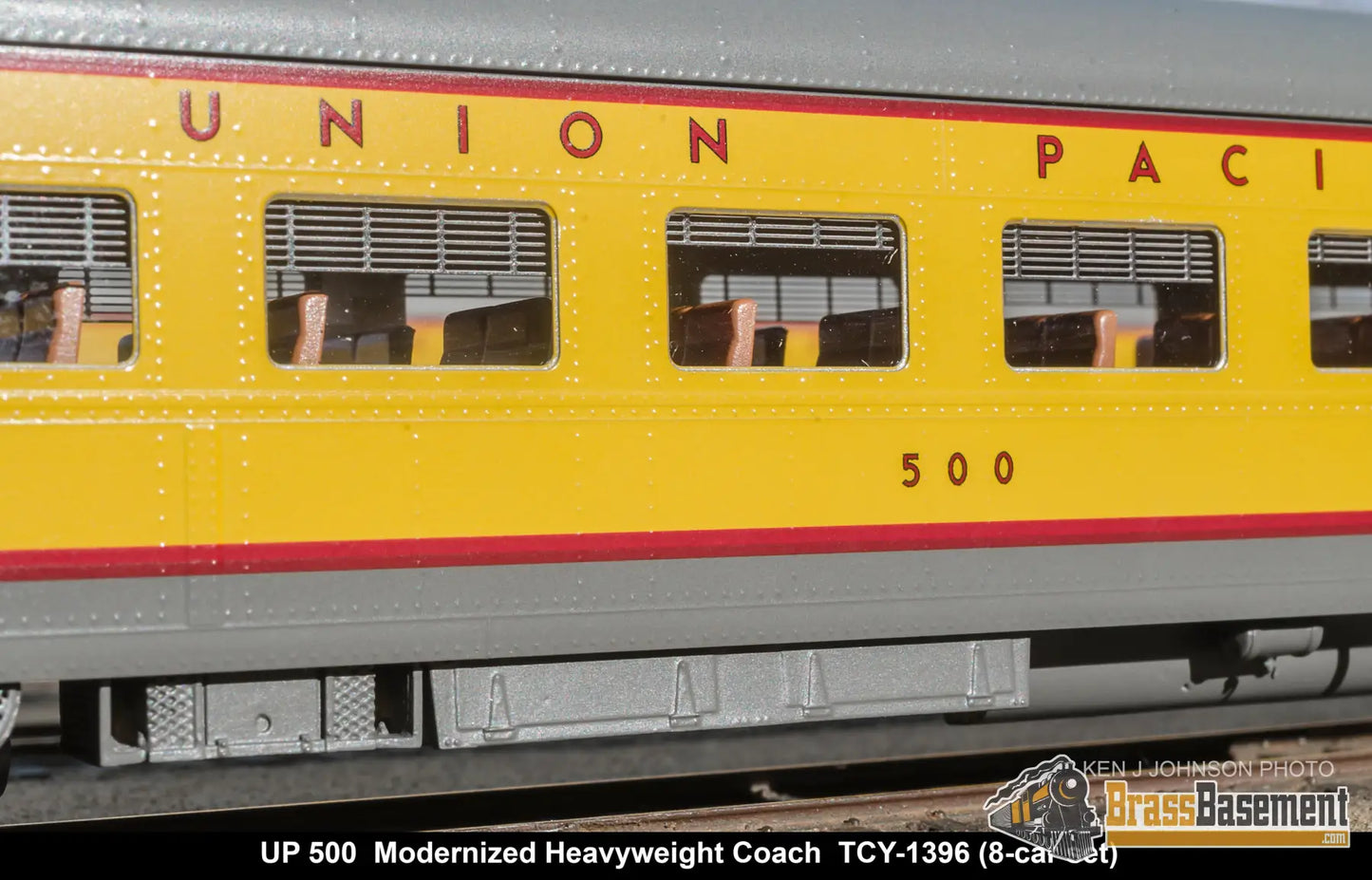 HO Brass - Coach Yard 1396 The Union Pacific ’Portland Rose’ Train - Overland Paint! 8 Cars Brand NEW Passenger