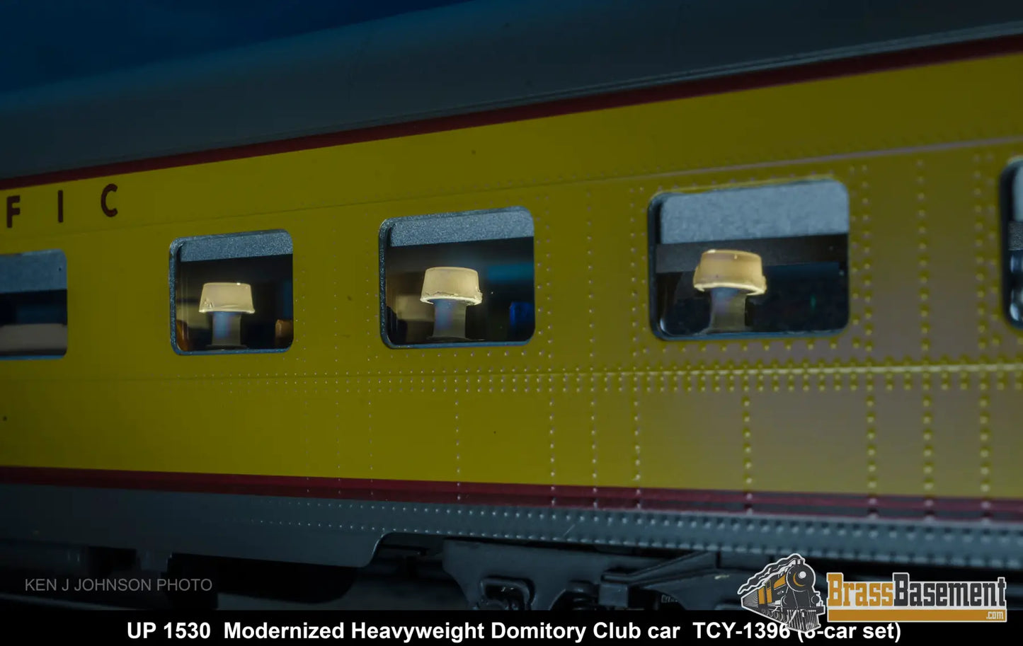 HO Brass - Coach Yard 1396 The Union Pacific ’Portland Rose’ Train - Overland Paint! 8 Cars Brand NEW Passenger