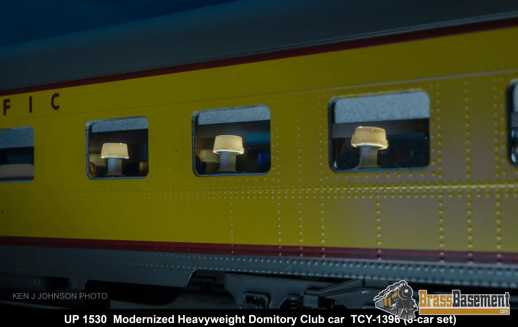 HO Brass - Coach Yard 1396 The Union Pacific ’Portland Rose’ Train - Overland Paint! 8 Cars Brand NEW Passenger