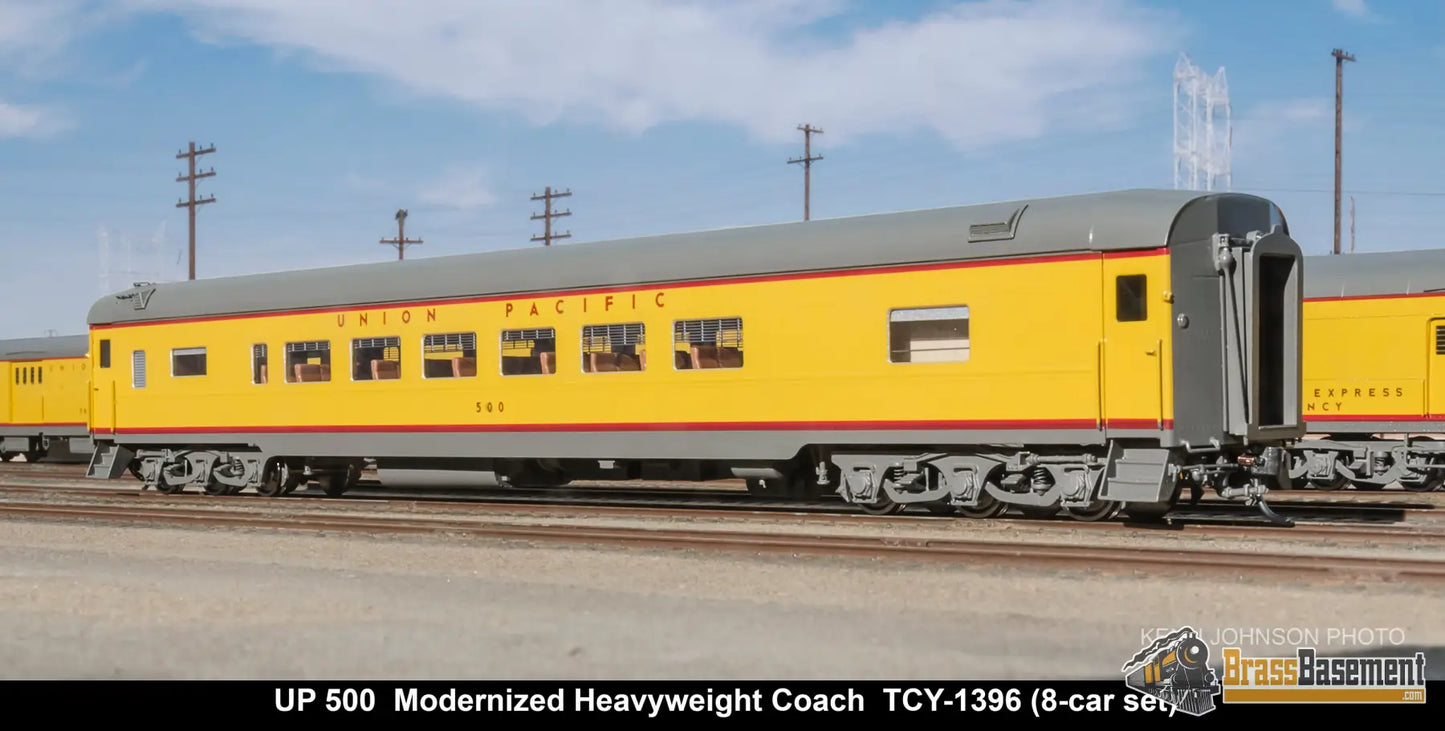 HO Brass - Coach Yard 1396 The Union Pacific ’Portland Rose’ Train - Overland Paint! 8 Cars Brand NEW Passenger