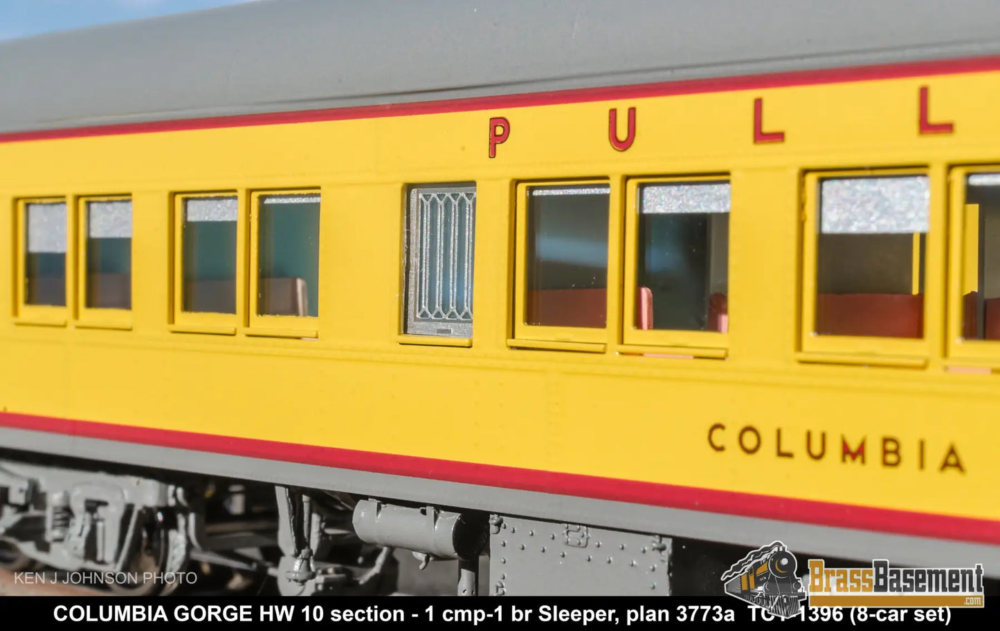 HO Brass - Coach Yard 1396 The Union Pacific ’Portland Rose’ Train - Overland Paint! 8 Cars Brand NEW Passenger