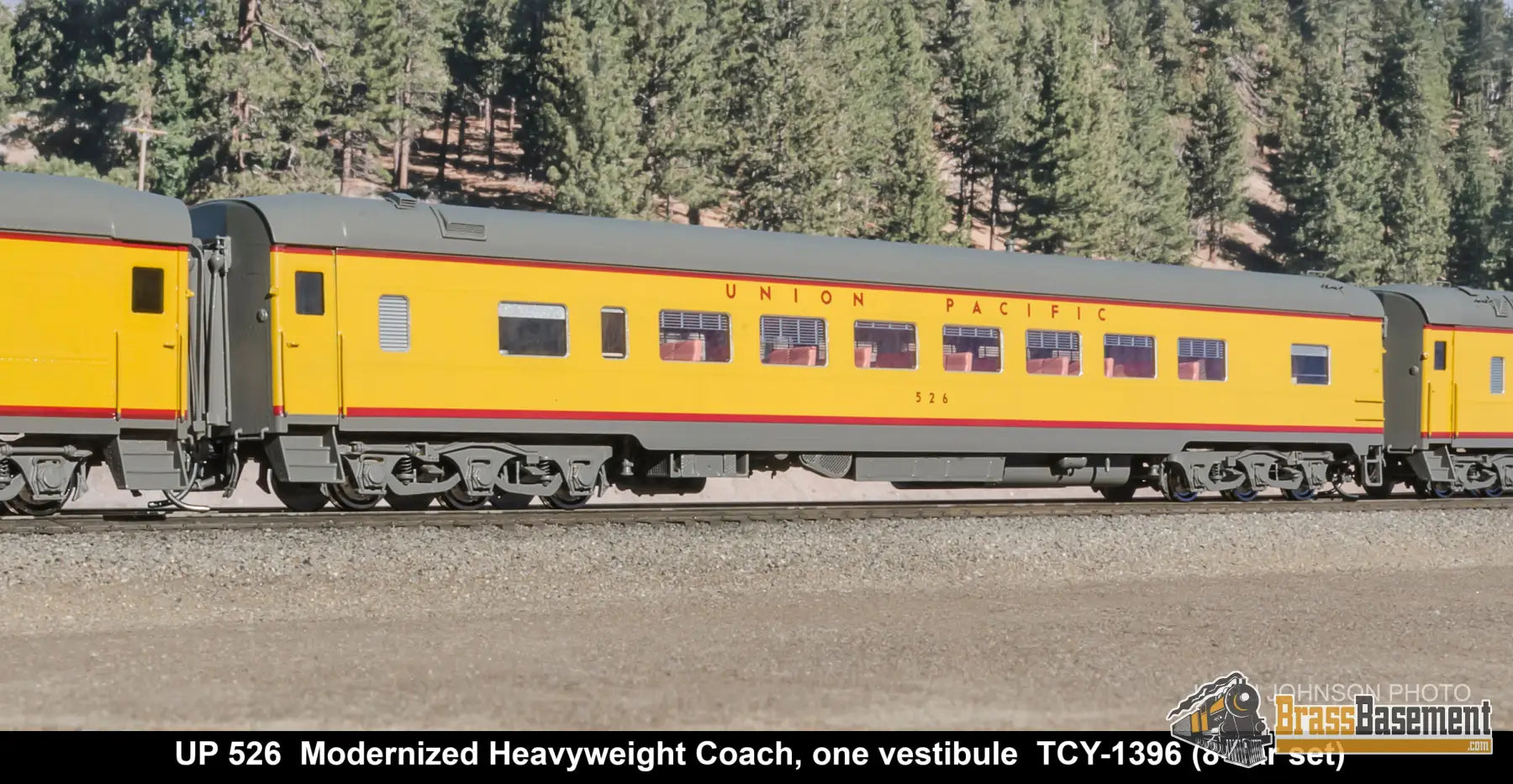 HO Brass - Coach Yard 1396 The Union Pacific ’Portland Rose’ Train - Overland Paint! 8 Cars Brand NEW Passenger