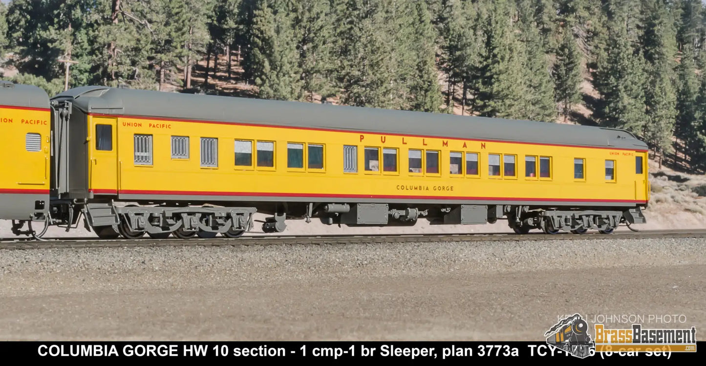 HO Brass - Coach Yard 1396 The Union Pacific ’Portland Rose’ Train - Overland Paint! 8 Cars Brand NEW Passenger