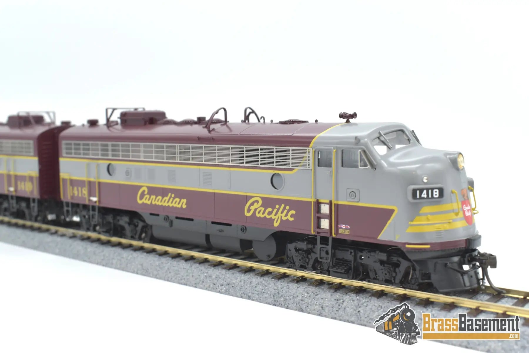 Ho Brass - Div Canadian Pacific Fp7 Aa Set Script Lettering Dcc Equipped Diesel