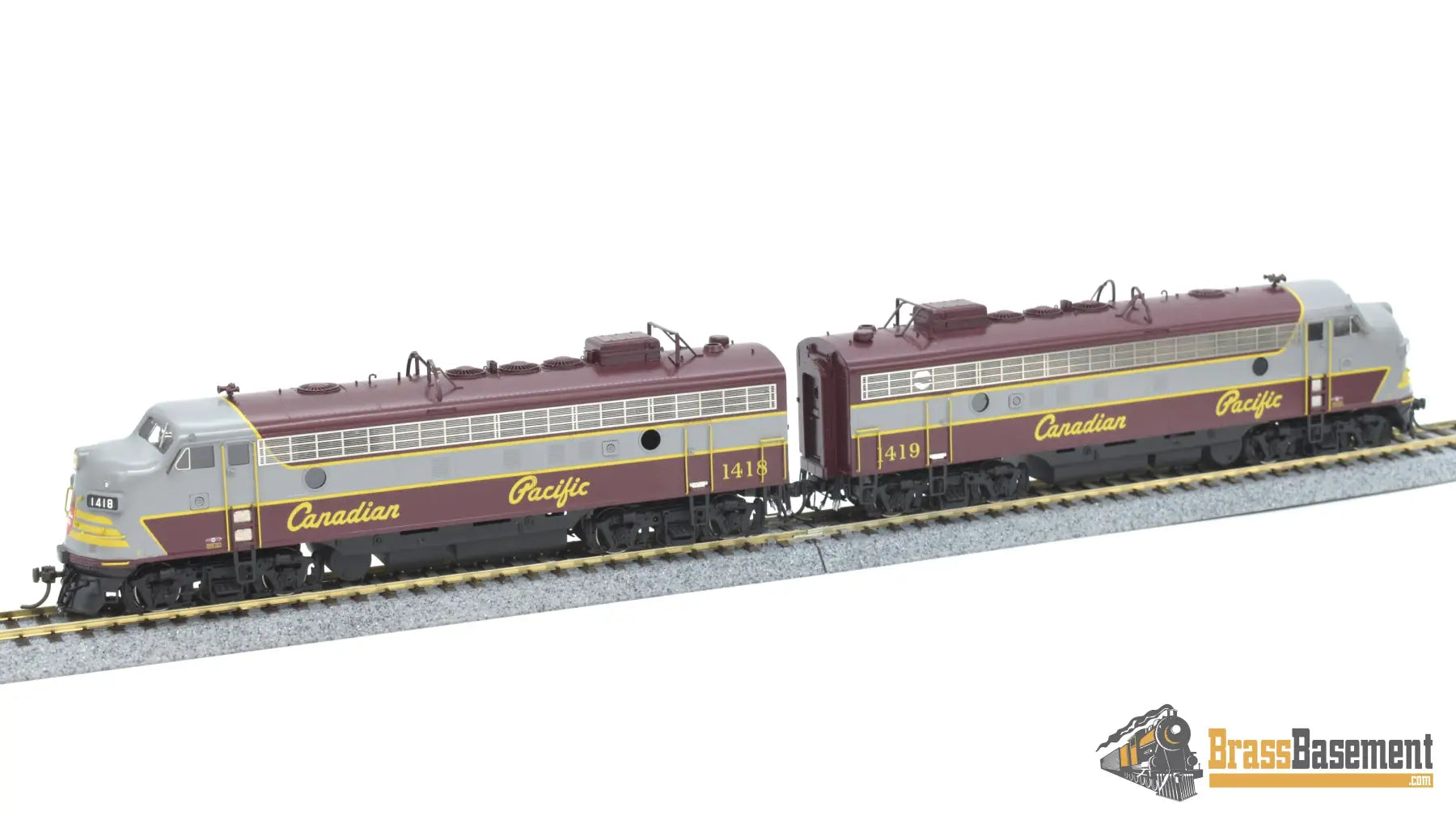 Ho Brass - Div Canadian Pacific Fp7 Aa Set Script Lettering Dcc Equipped Diesel
