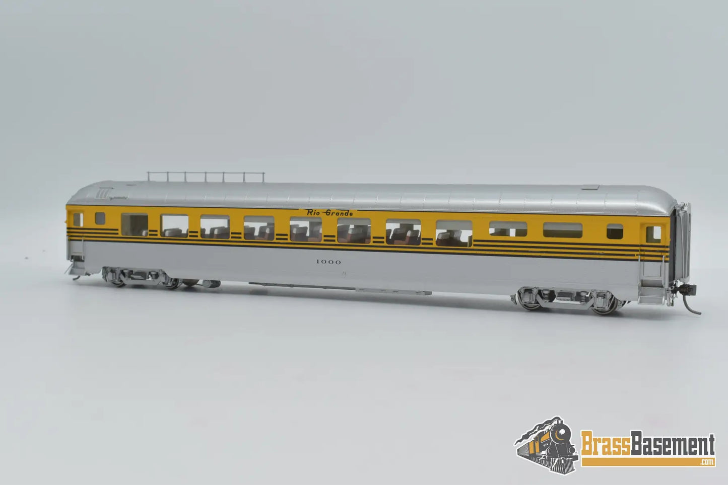 Ho Brass Div Dp 1136 Denver & Rio Grande Western Drgw 1000 Coach - Gold Passenger