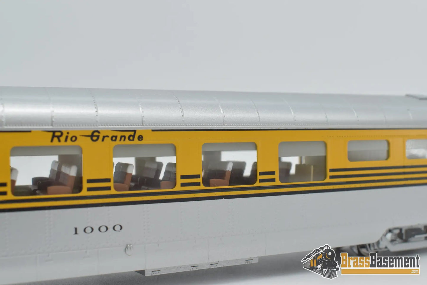 Ho Brass Div Dp 1136 Denver & Rio Grande Western Drgw 1000 Coach - Gold Passenger