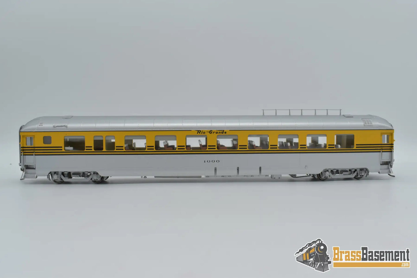 Ho Brass Div Dp 1136 Denver & Rio Grande Western Drgw 1000 Coach - Gold Passenger