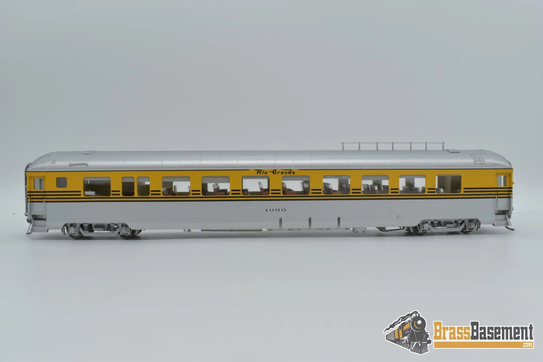 Ho Brass Div Dp 1136 Denver & Rio Grande Western Drgw 1000 Coach - Gold Passenger