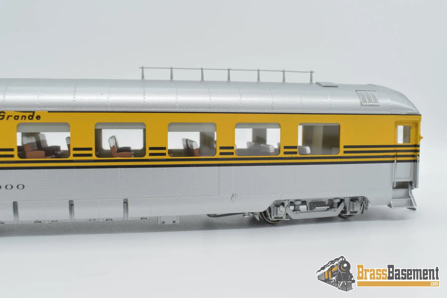 Ho Brass Div Dp 1136 Denver & Rio Grande Western Drgw 1000 Coach - Gold Passenger