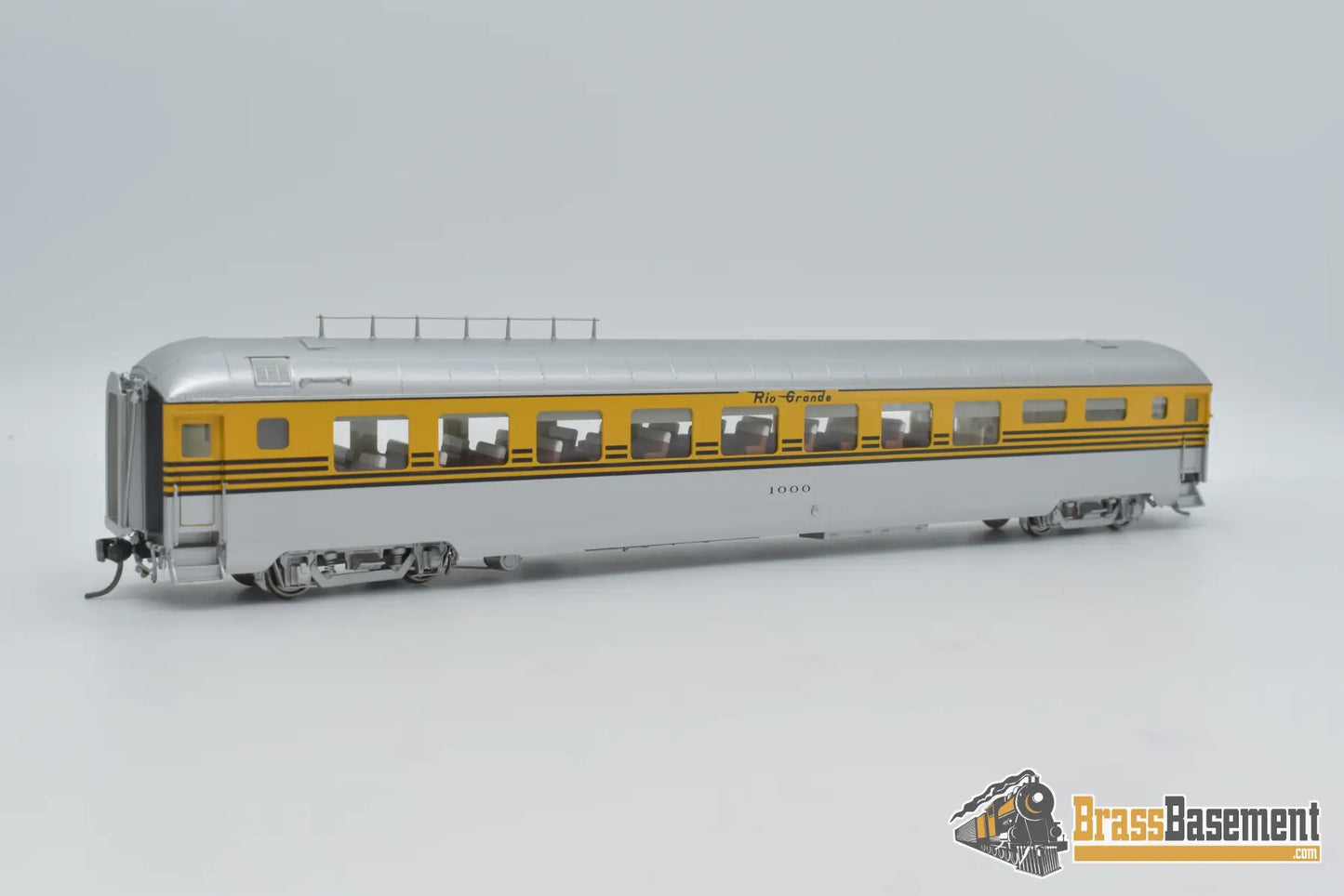 Ho Brass Div Dp 1136 Denver & Rio Grande Western Drgw 1000 Coach - Gold Passenger