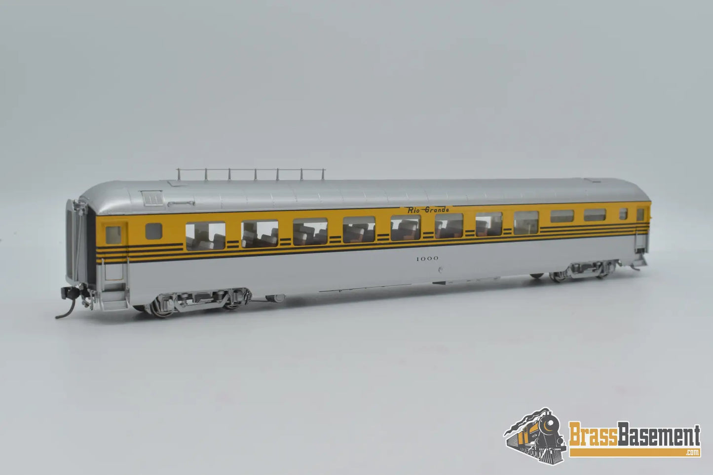Ho Brass Div Dp 1136 Denver & Rio Grande Western Drgw 1000 Coach - Gold Passenger