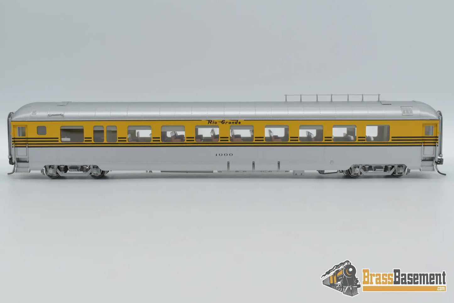 Ho Brass Div Dp 1136 Denver & Rio Grande Western Drgw 1000 Coach - Gold Passenger