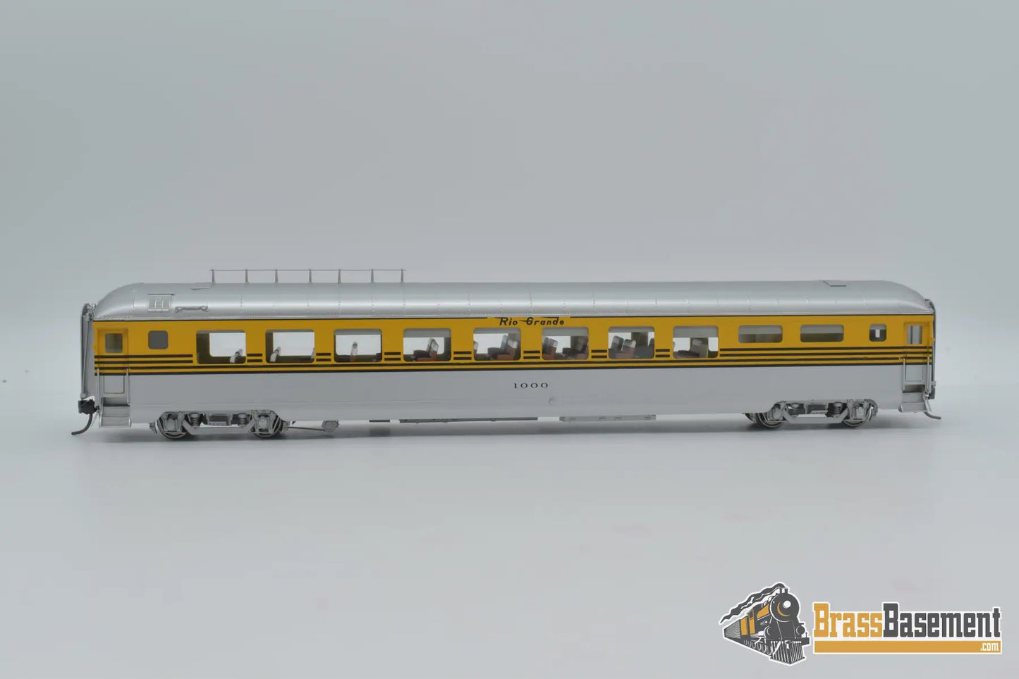 Ho Brass Div Dp 1136 Denver & Rio Grande Western Drgw 1000 Coach - Gold Passenger