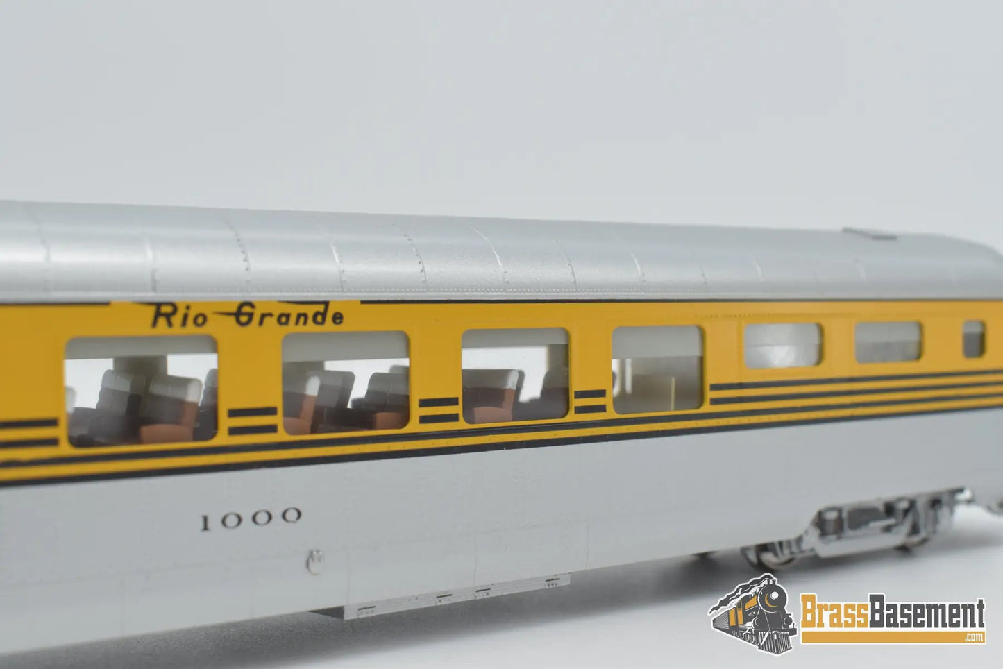 Ho Brass Div Dp 1136 Denver & Rio Grande Western Drgw 1000 Coach - Gold Passenger
