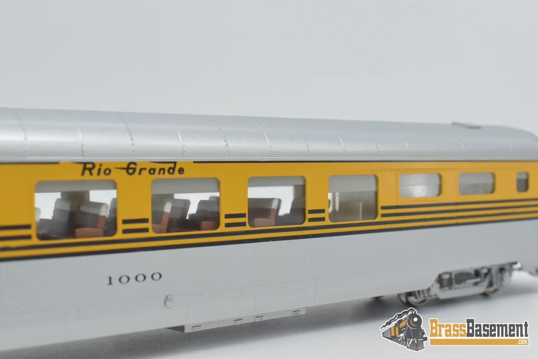 Ho Brass Div Dp 1136 Denver & Rio Grande Western Drgw 1000 Coach - Gold Passenger