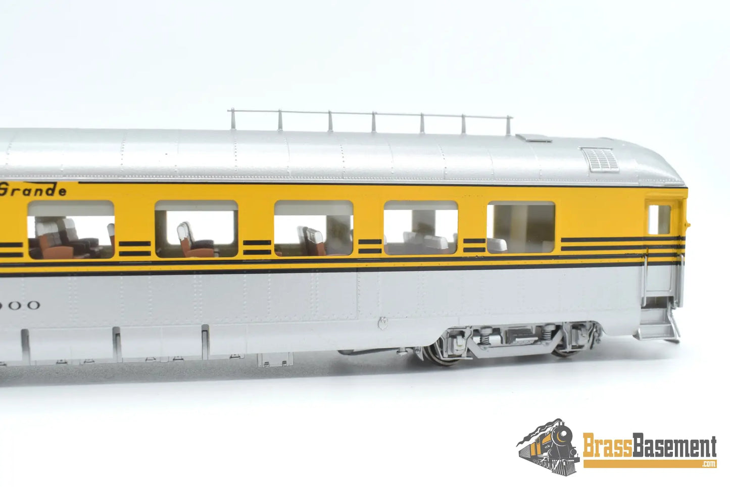 HO Brass DIV DP 1136 Denver & Rio Grande Western DRGW 1002 Prospector Coach - Grande Gold Passenger