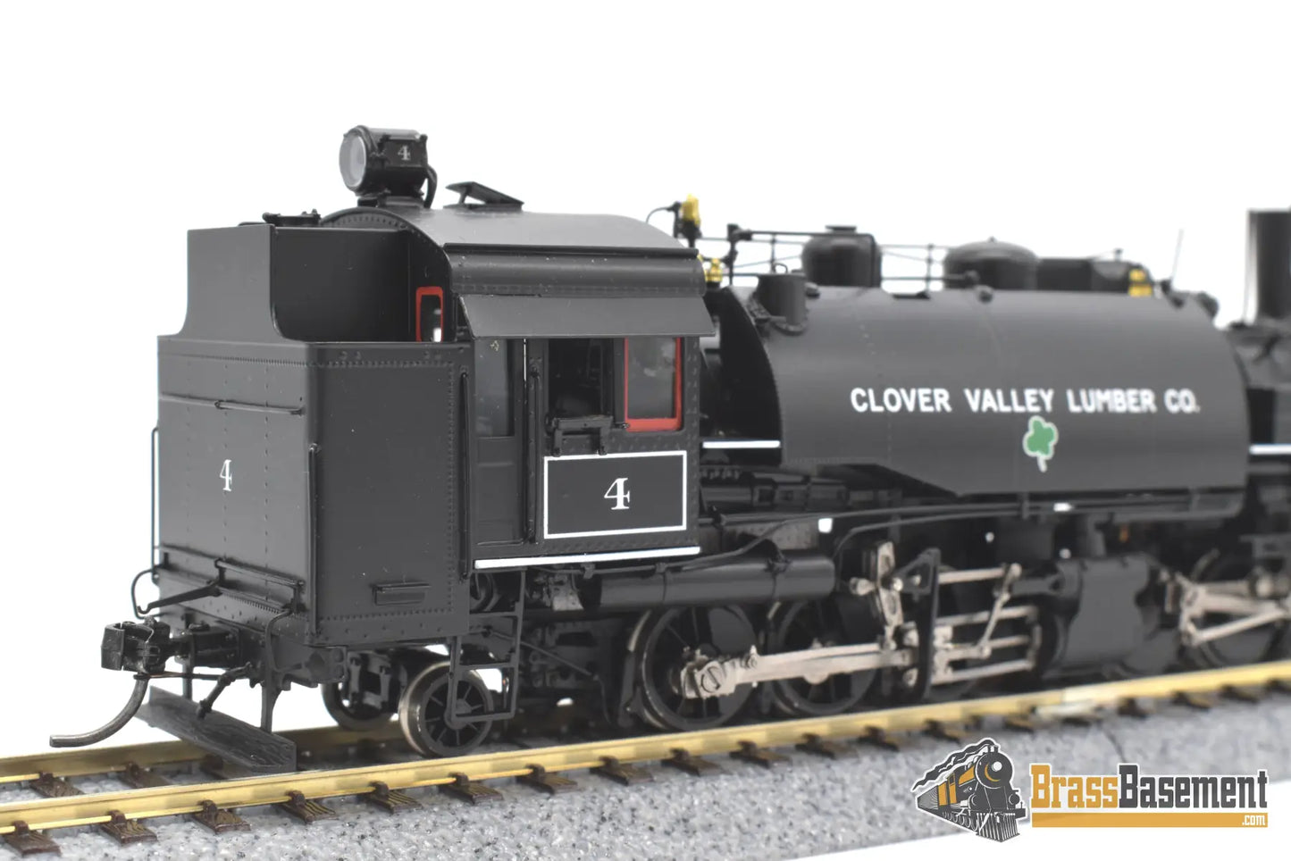 Ho Brass - Div Dp - 4402.004 Clover Valley Lumber Co. 2 - 6 - 6 - 2T #4 š F/P New Steam