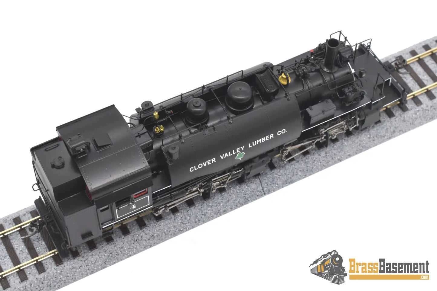 Ho Brass - Div Dp - 4402.004 Clover Valley Lumber Co. 2 - 6 - 6 - 2T #4 š F/P New Steam