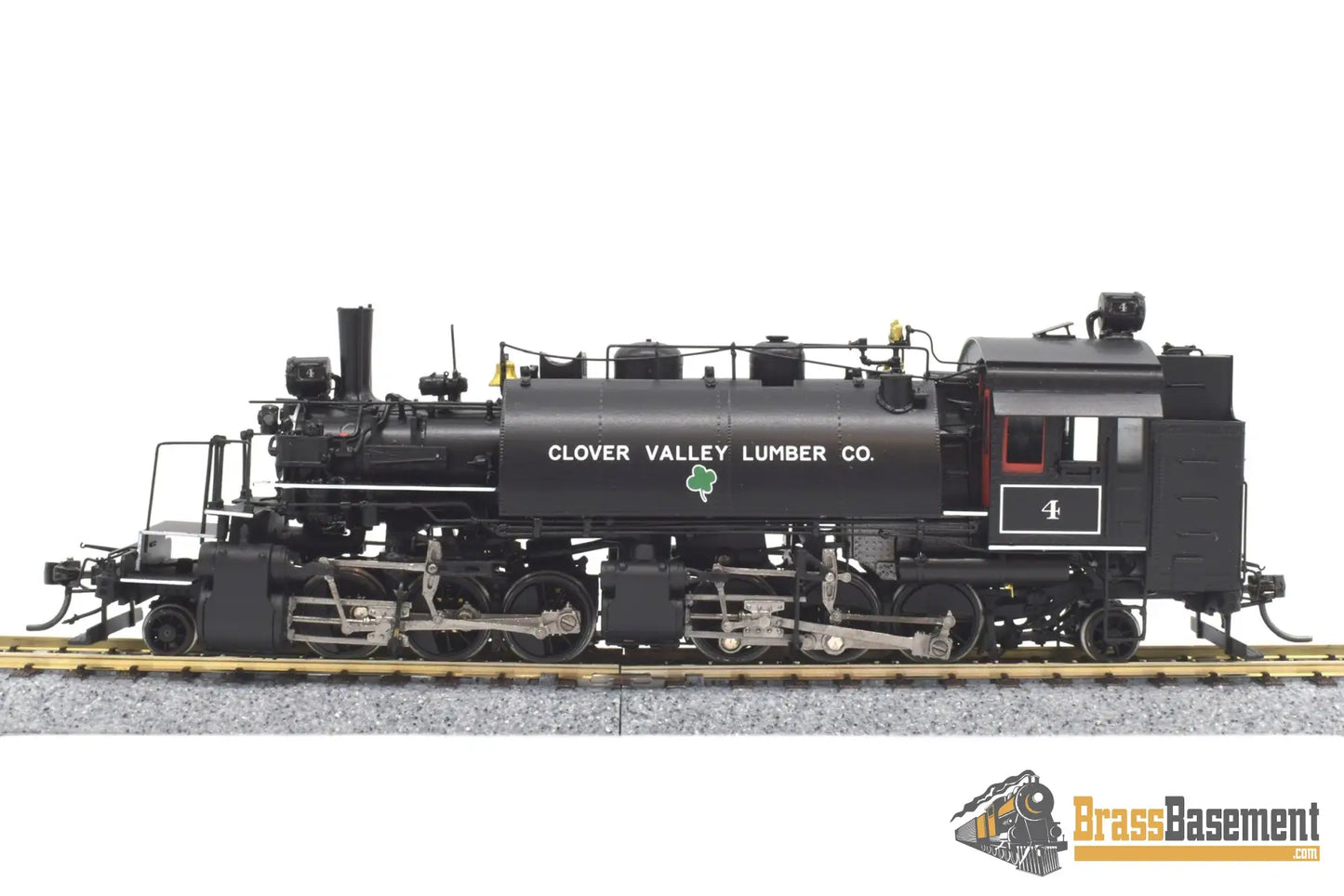 Ho Brass - Div Dp - 4402.004 Clover Valley Lumber Co. 2 - 6 - 6 - 2T #4 š F/P New Steam
