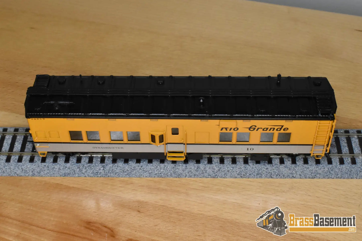 HO Brass DIV DP 5209 Denver & Rio Grande Western DRGW Dynamometer Car #10 2005 Run Rendezvous Passenger