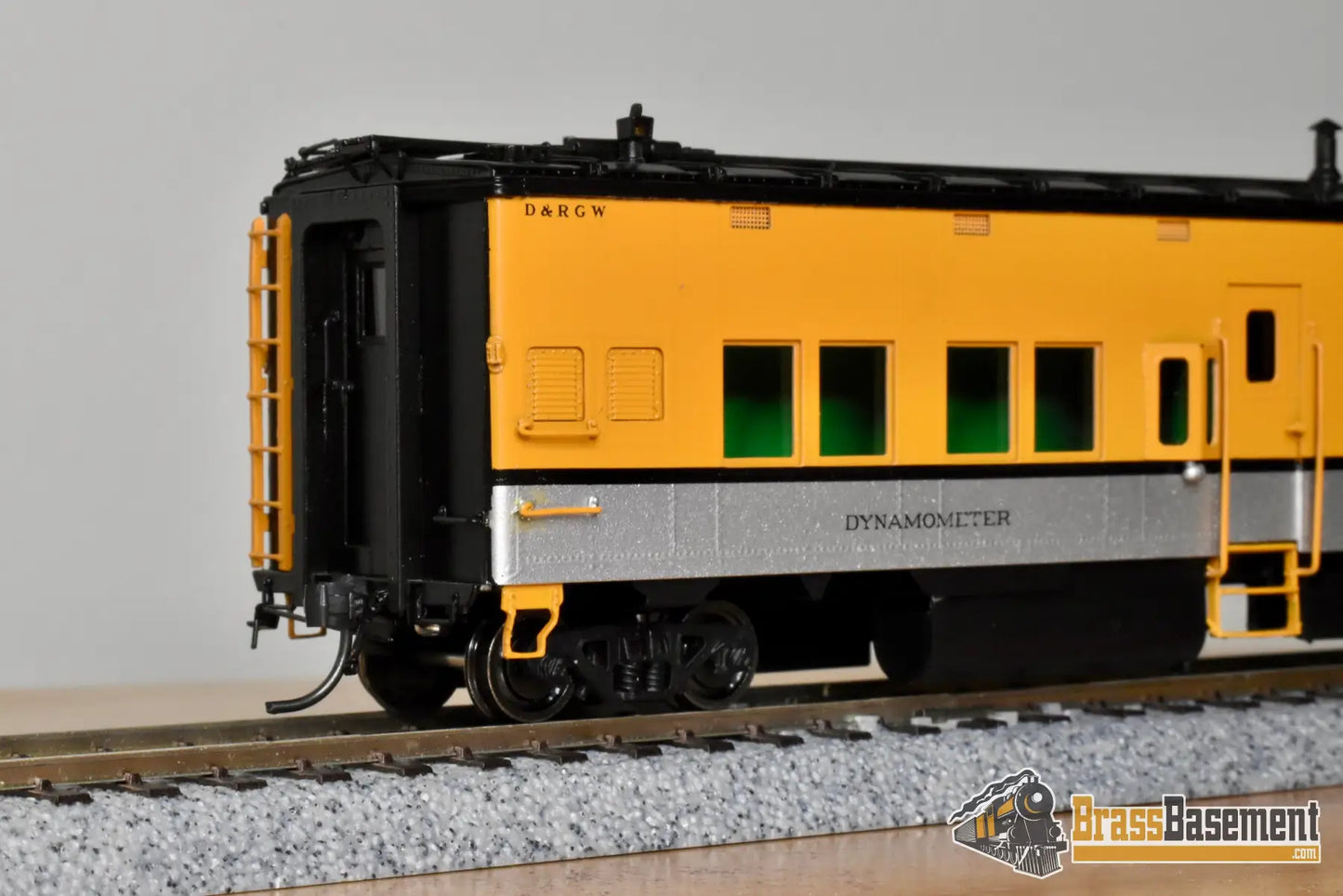 HO Brass DIV DP 5209 Denver & Rio Grande Western DRGW Dynamometer Car #10 2005 Run Rendezvous Passenger