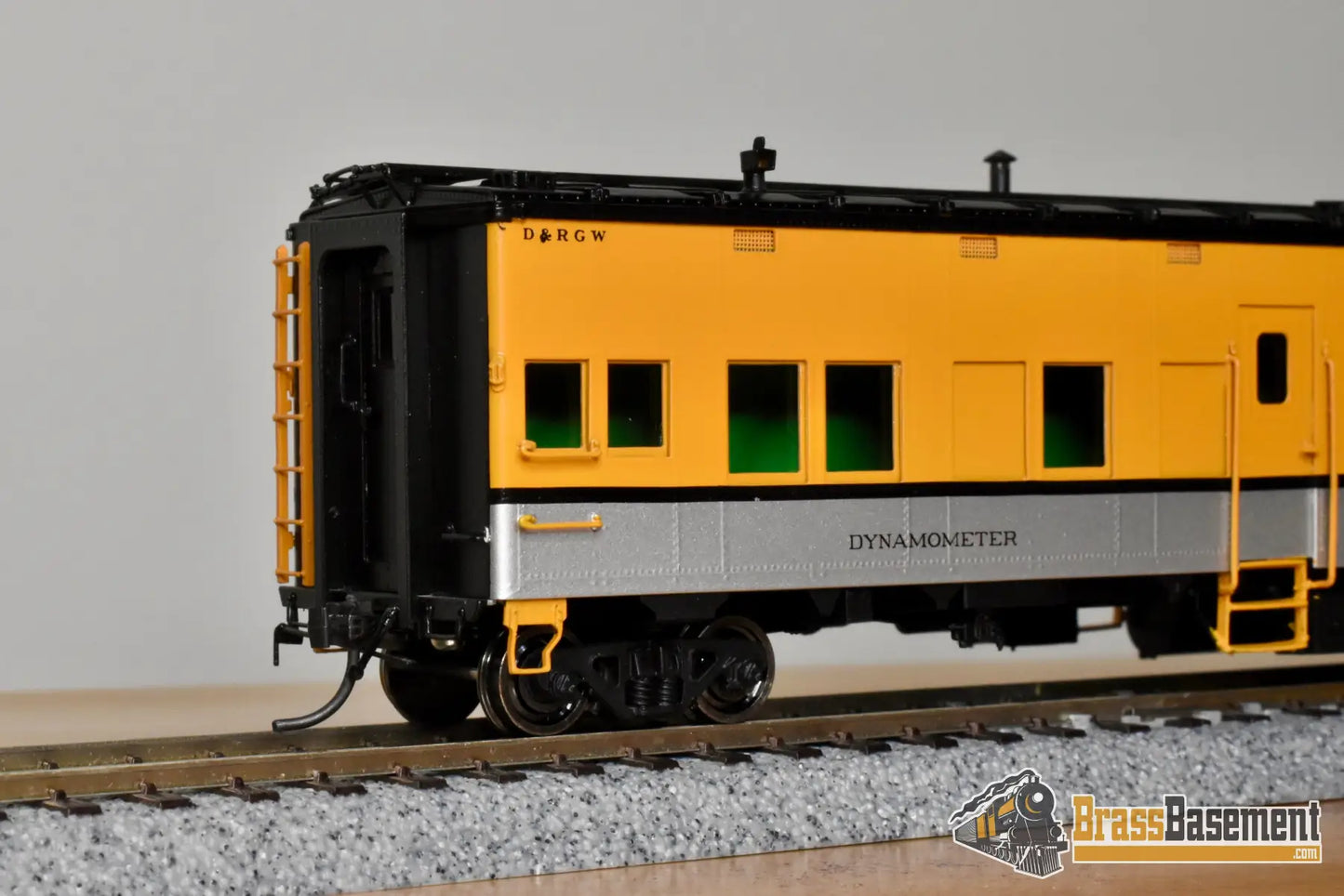 HO Brass DIV DP 5209 Denver & Rio Grande Western DRGW Dynamometer Car #10 2005 Run Rendezvous Passenger