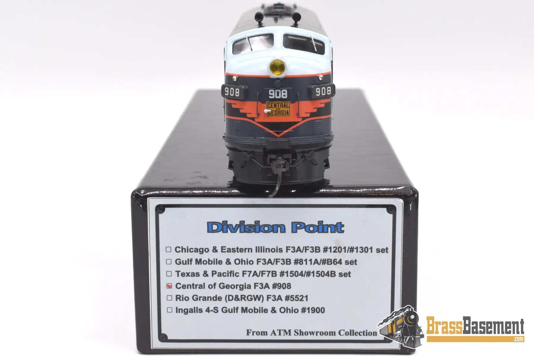 Ho Brass - Division Point Central Of Georgia Cog F3A #908 Blue/Gray/Orange Diesel
