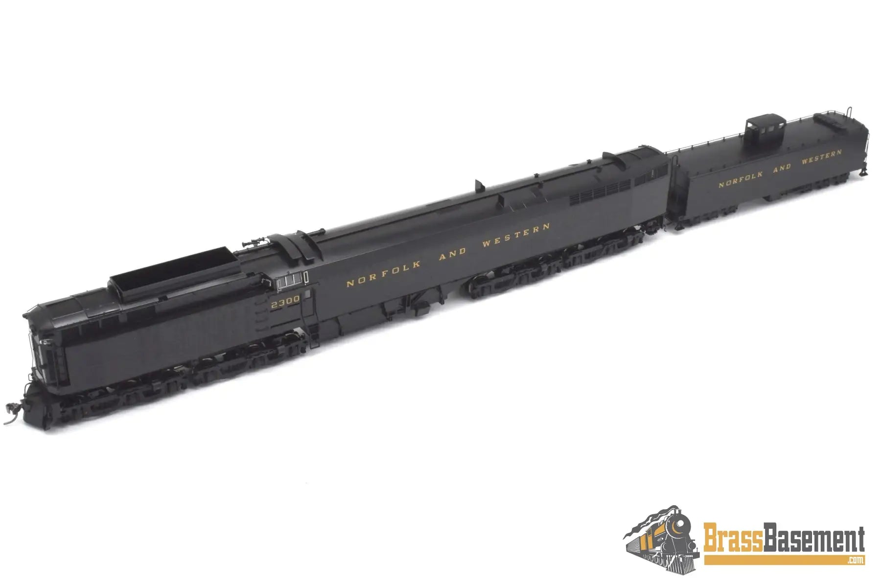 Ho Brass - Division Point Norfolk And Western N&W Jawn Henry Steam-Turbine F/P Boo-Rim Turbine