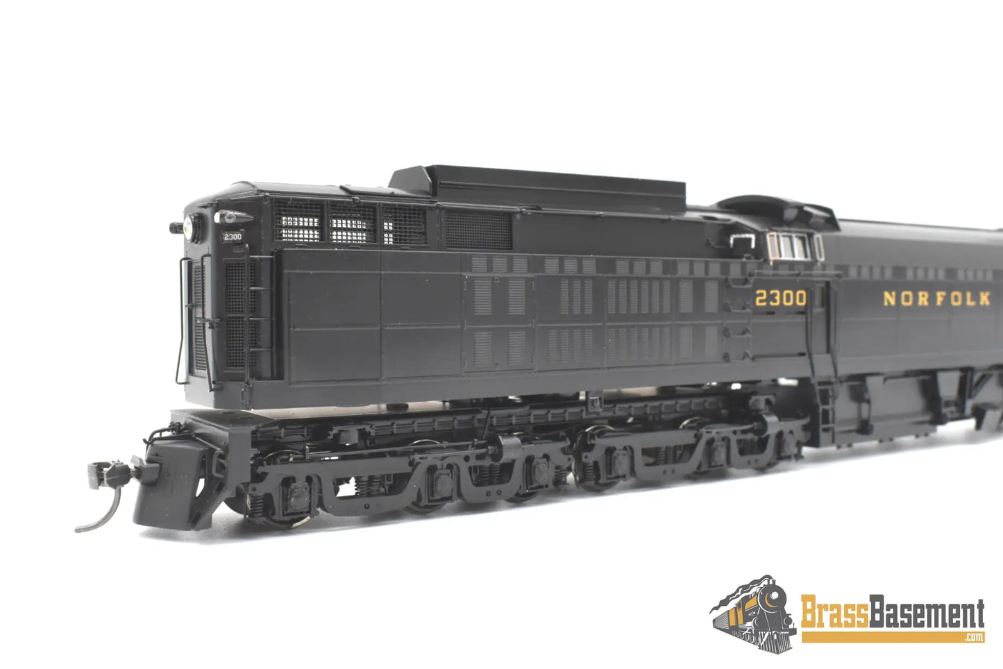 Ho Brass - Division Point Norfolk And Western N&W Jawn Henry Steam-Turbine F/P Boo-Rim Turbine