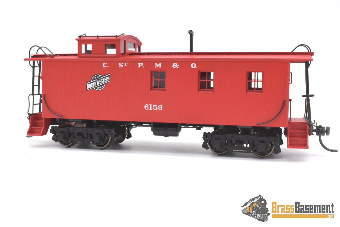 Ho Brass - Dp-102A Division Point Chicago & Northwestern C&Nw Caboose #6159 Cstpm&O System