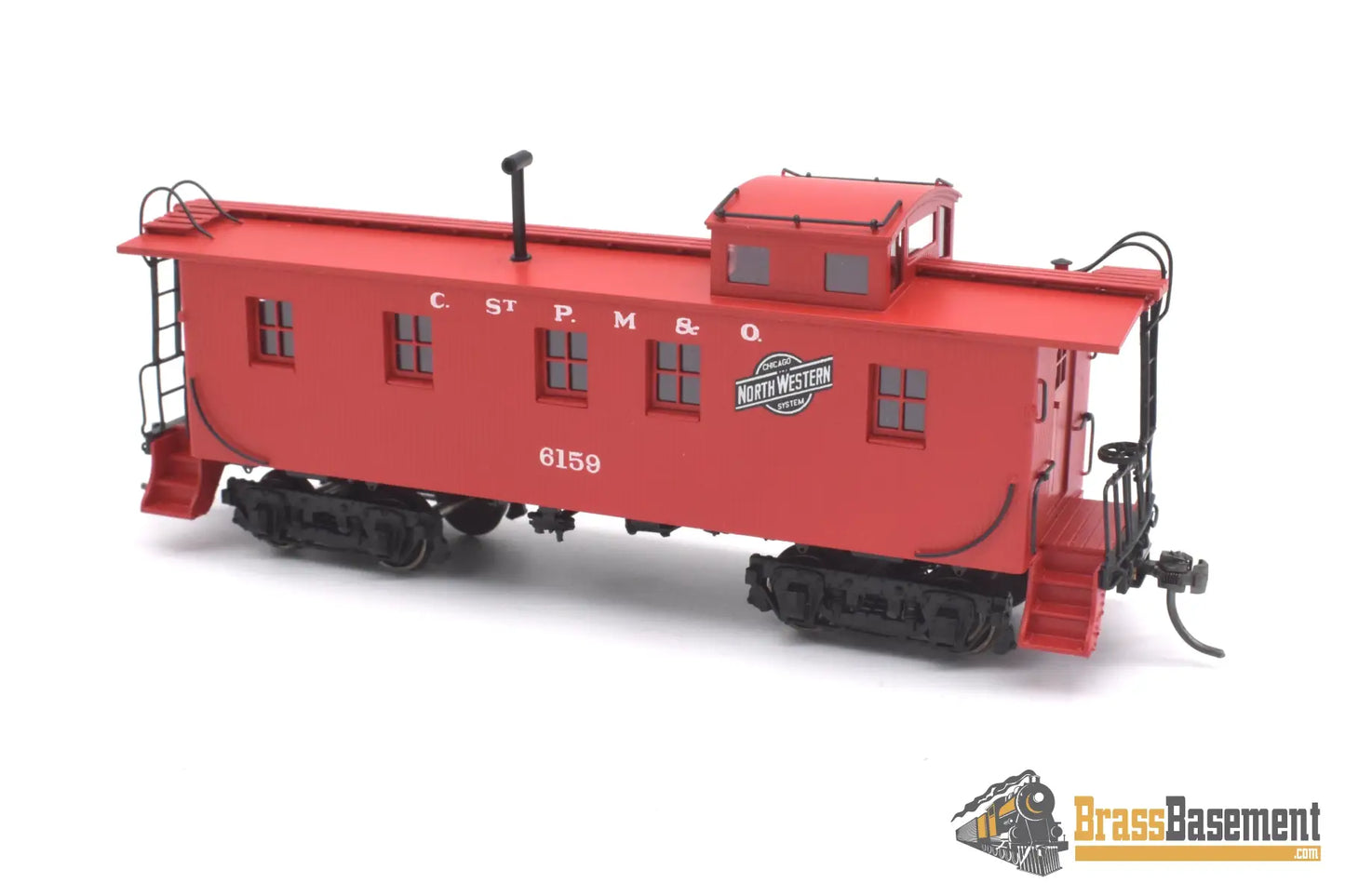 Ho Brass - Dp-102A Division Point Chicago & Northwestern C&Nw Caboose #6159 Cstpm&O System
