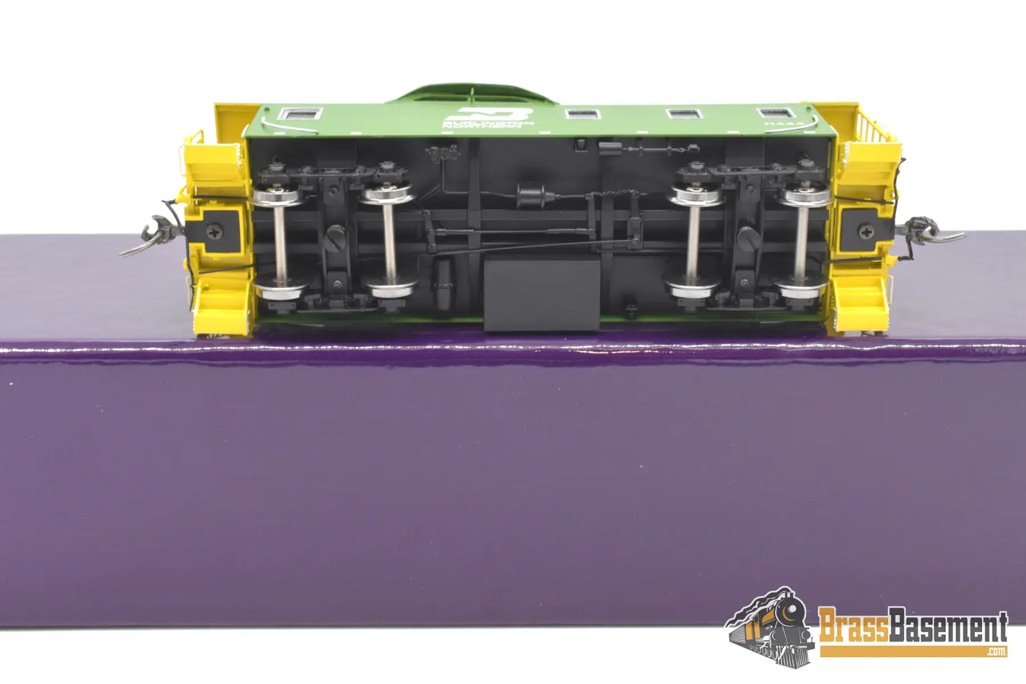 Ho Brass - Dp - 4380.1 Division Point Burlington Northern Bn #11444 Ex Gn X310 Green! New Caboose