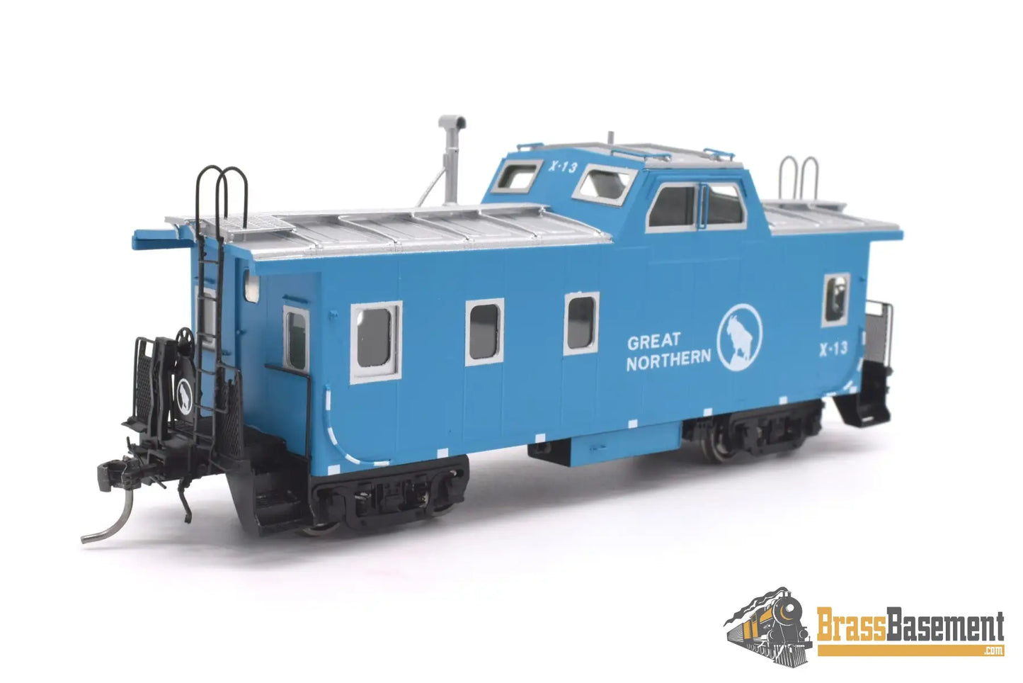 Ho Brass - Dp - 4381.20 Division Point Great Northern Gn X13 Streamlined Caboose Big Sky Blue New
