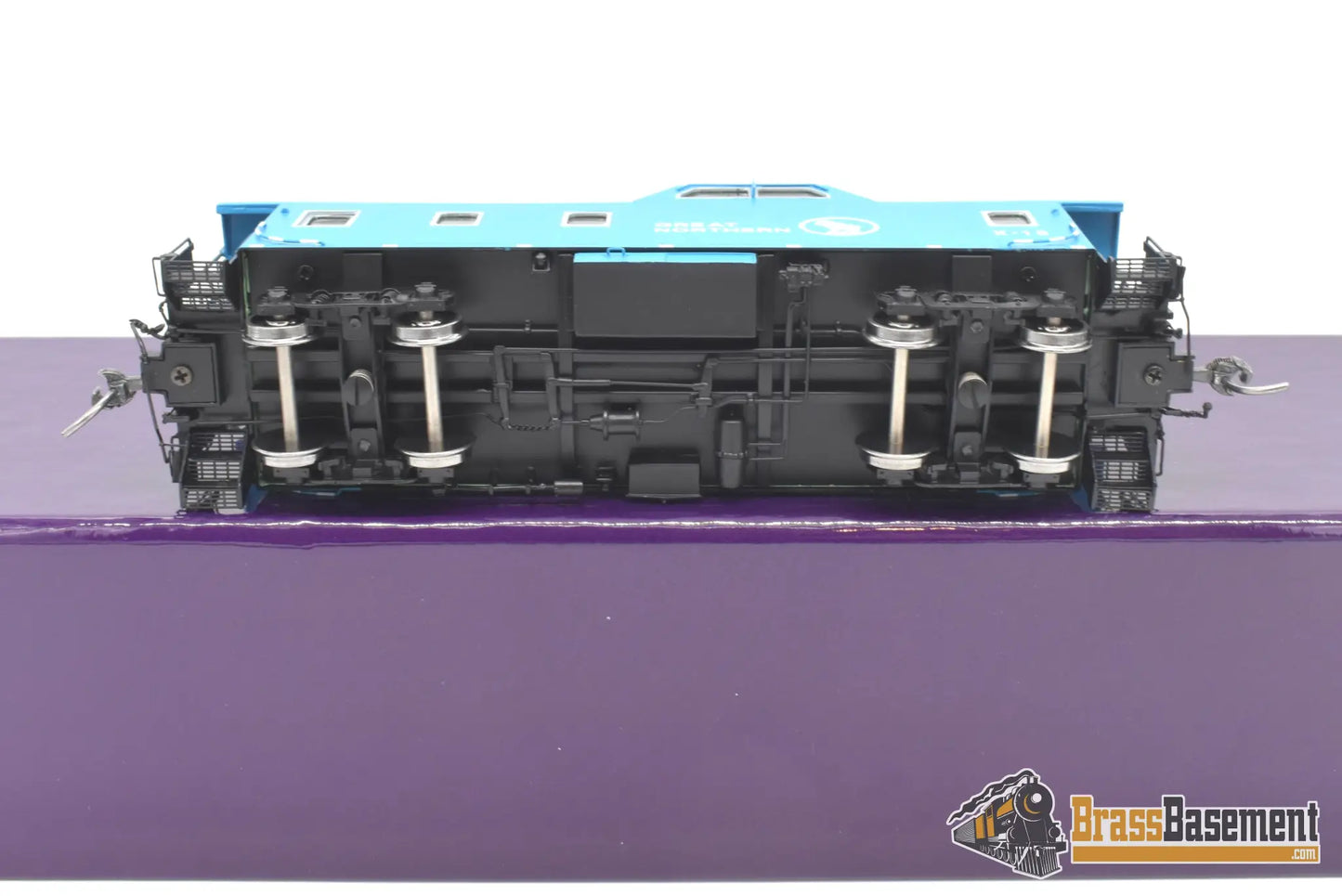 Ho Brass - Dp - 4381.20 Division Point Great Northern Gn X13 Streamlined Caboose Big Sky Blue New