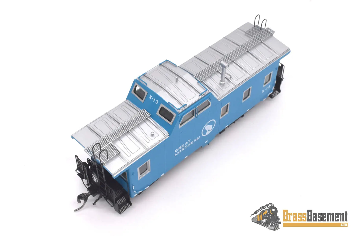 Ho Brass - Dp - 4381.20 Division Point Great Northern Gn X13 Streamlined Caboose Big Sky Blue New
